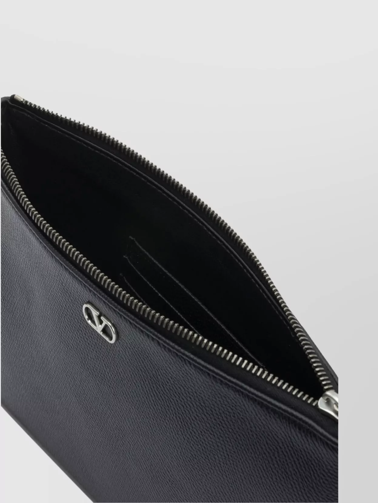Valentino Garavani Vlogo Rectangular Textured Clutch Bag