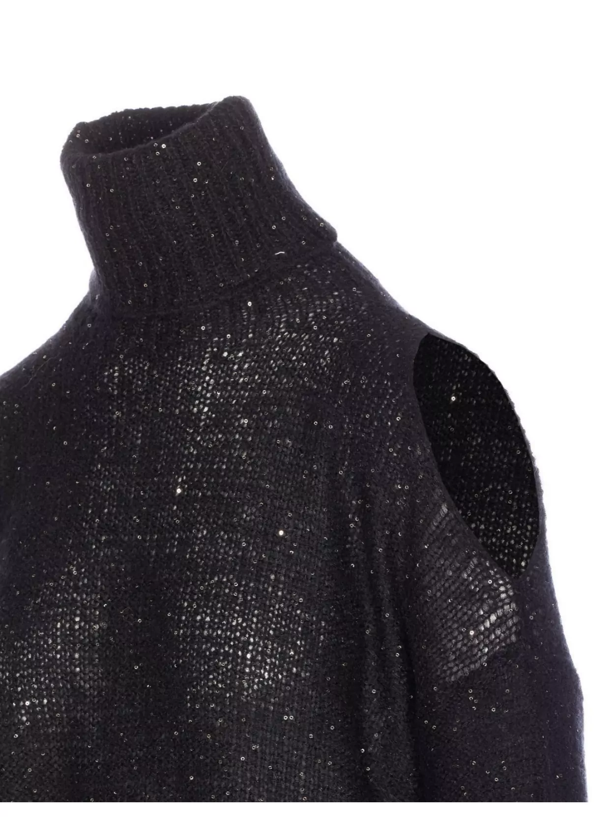 Roberto Collina Turtleneck Sweater Cut-Out Shoulder