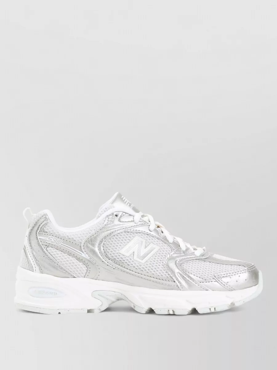 New Balance Leather Mesh Low-Top Sneakers