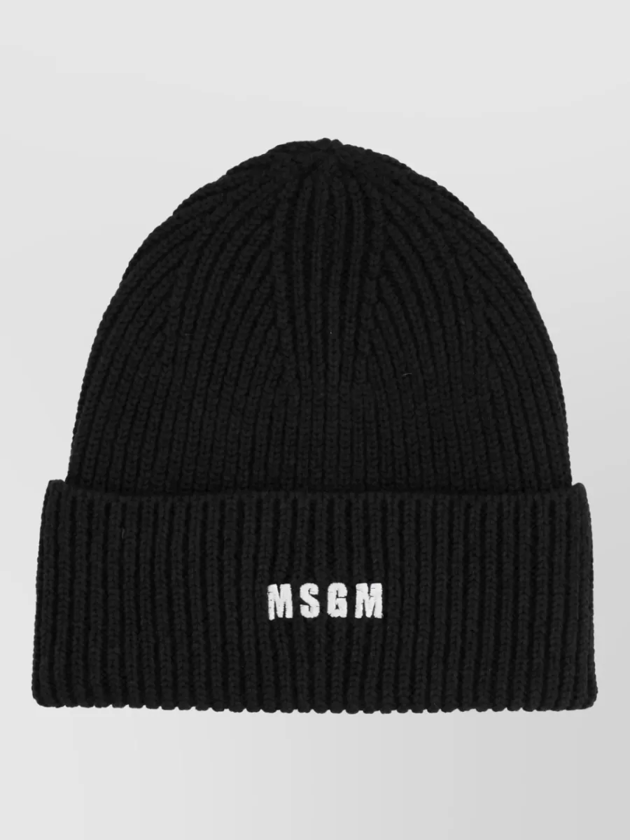 MSGM ribbed beanie