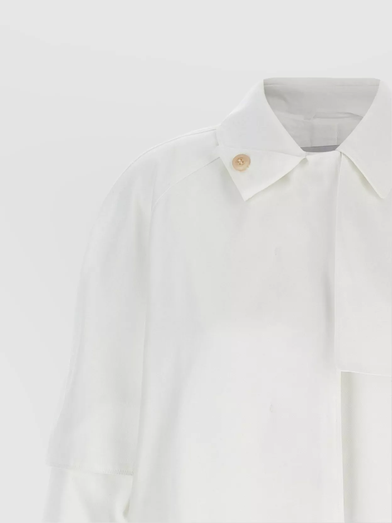 Max Mara Trench Coat With Buttoned Cuffs And Flap Pockets