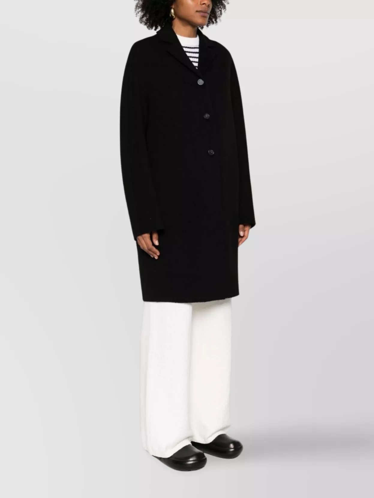 Sportmax Coat Long Sleeve Notched Lapels