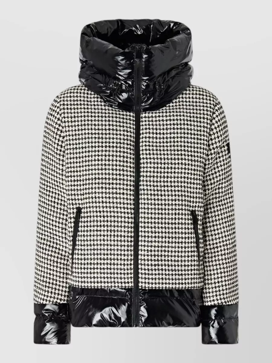 Pinko Tweed Parka Coat