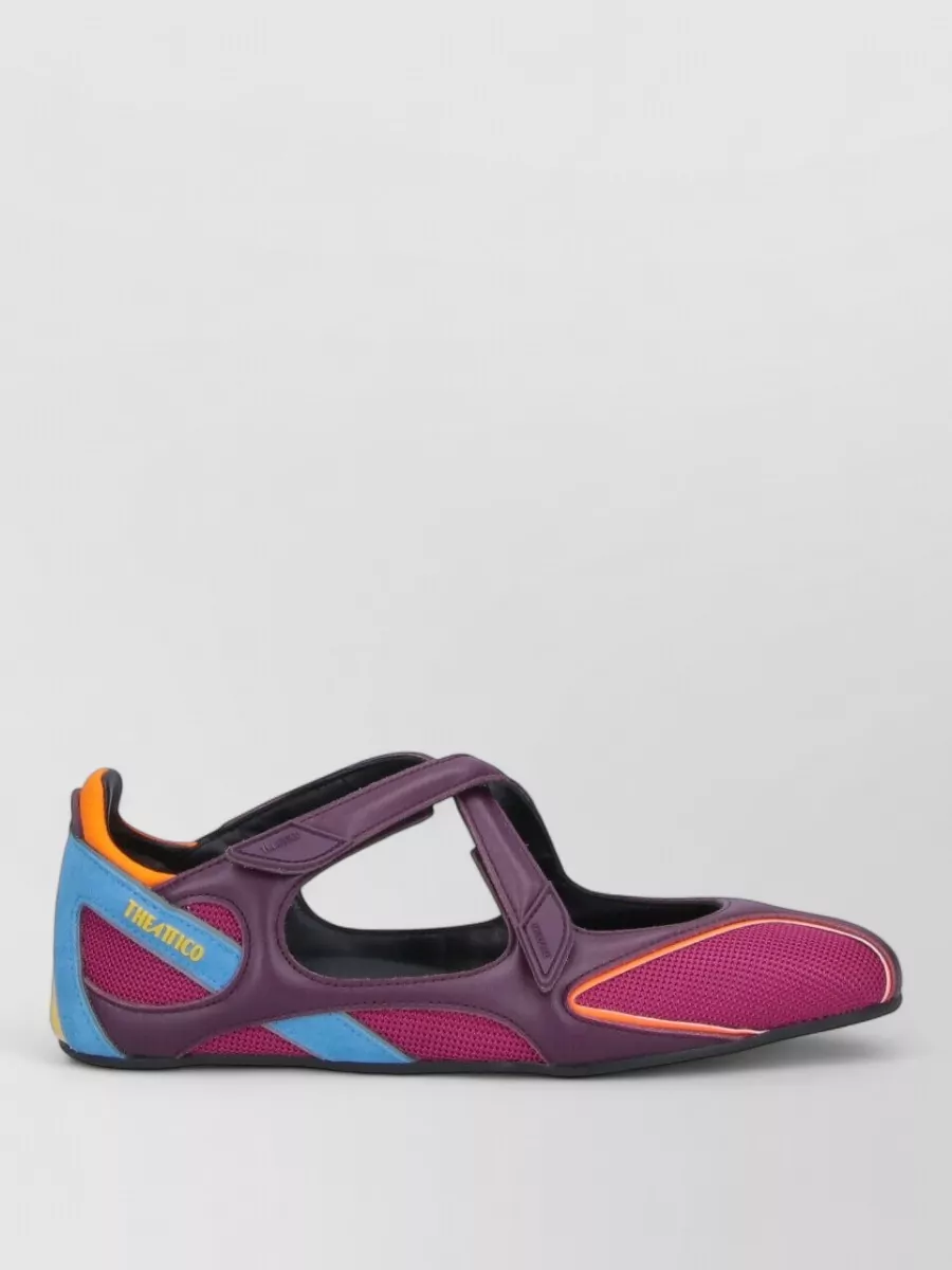 The Attico Mesh Cutout Ballet Flats