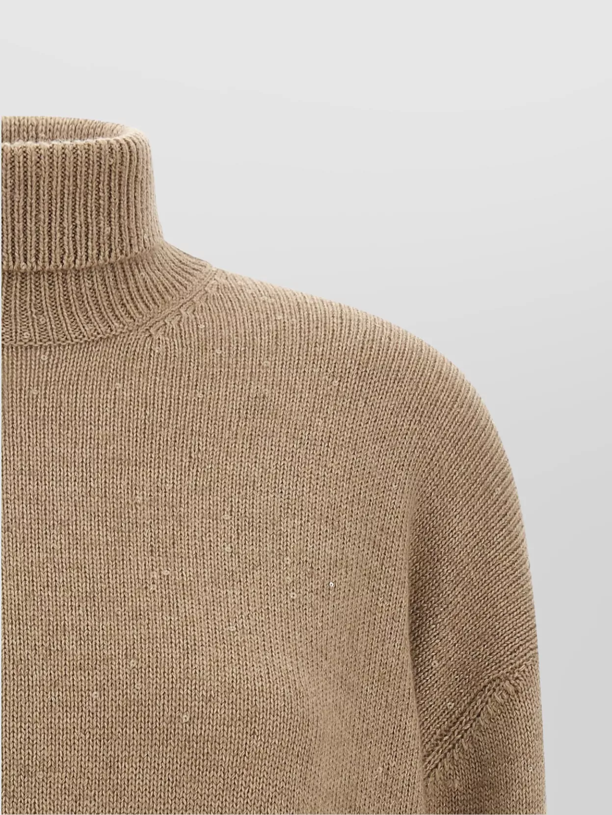 Brunello Cucinelli Sequin Sweater Sweaters And Cardigans Brown