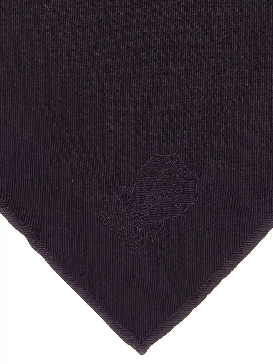 Brunello Cucinelli Silk Printed Pocket Square