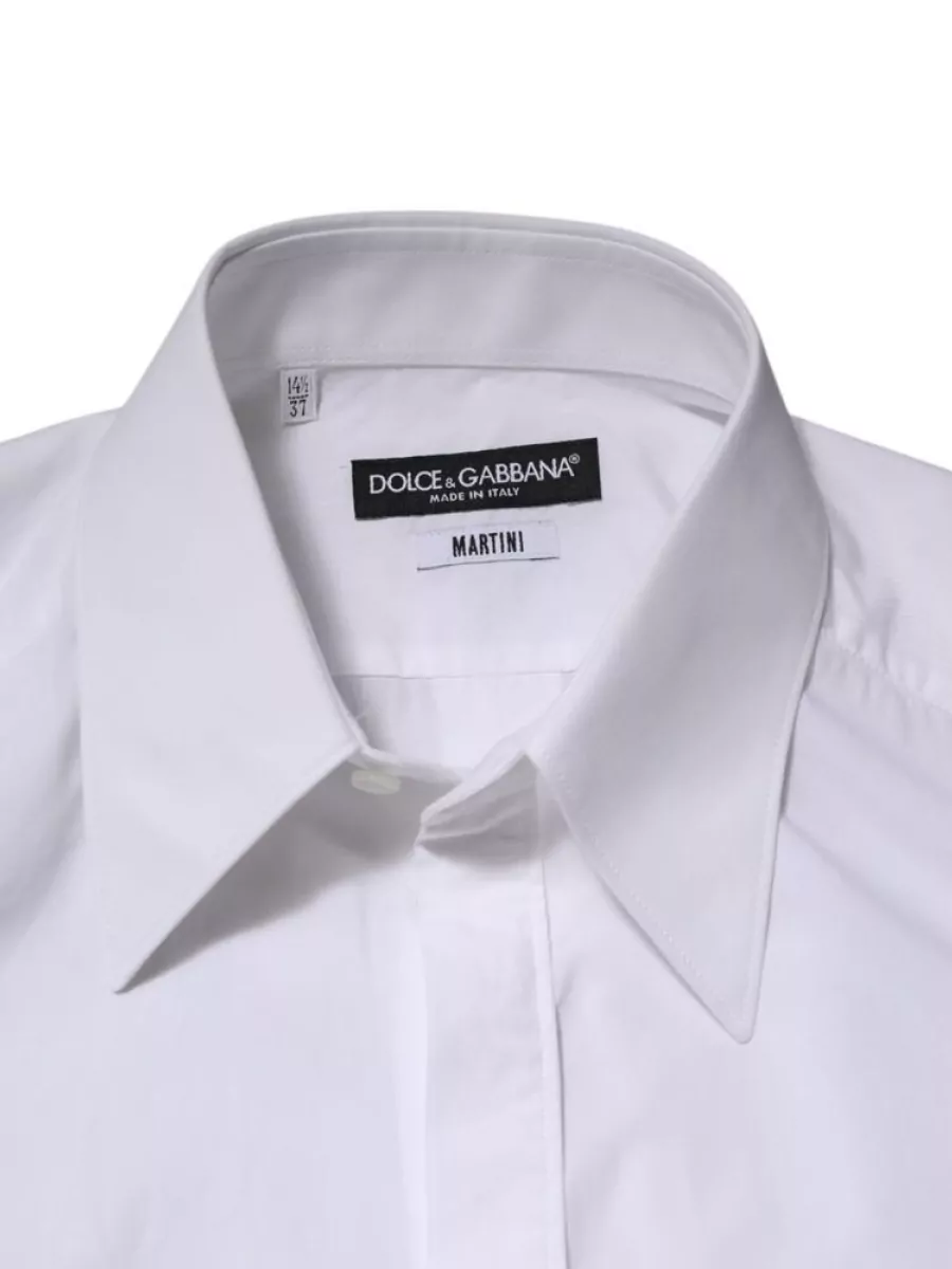 Dolce&Gabbana Cotton Slim-Fit Long-Sleeve Dress Shirt