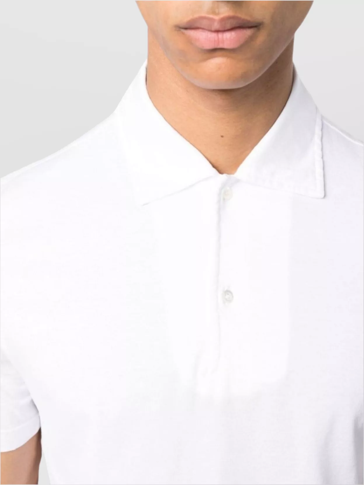 Aspesi Short Sleeve Shirt With Polo Collar Design