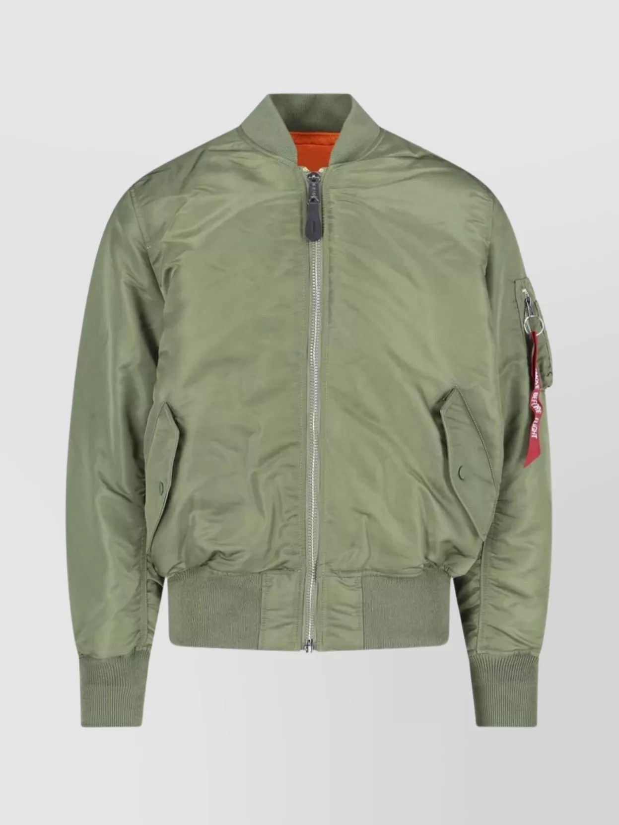 Alpha Industries Reversible Jacket With Ribbed Cuffs And Pockets