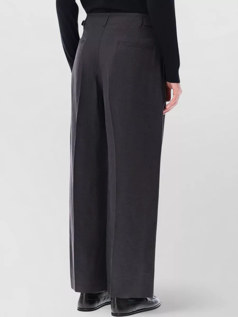 Lemaire Pleated Wide-Leg Trousers