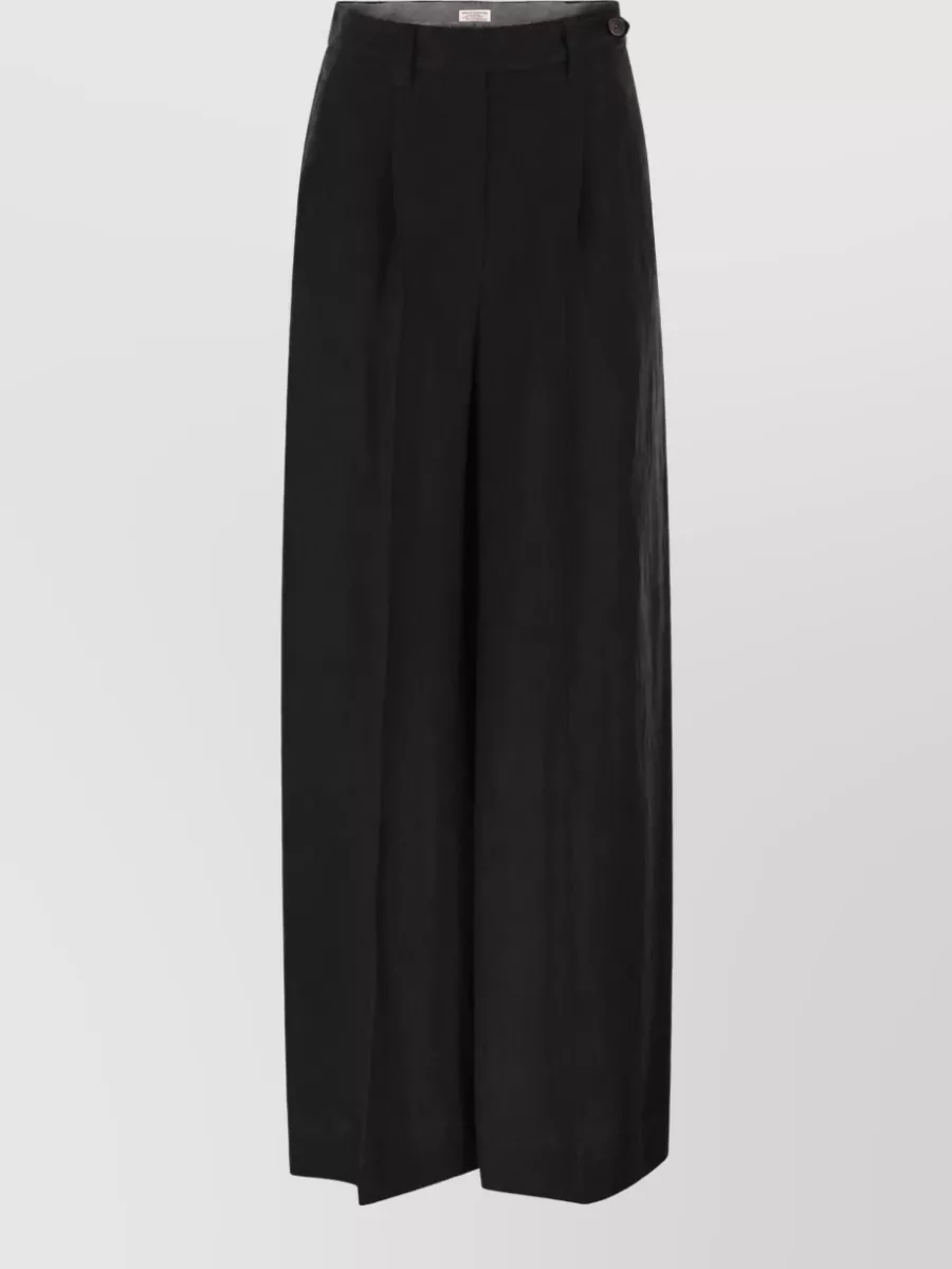 Brunello Cucinelli Wide-Leg Tailored Trousers