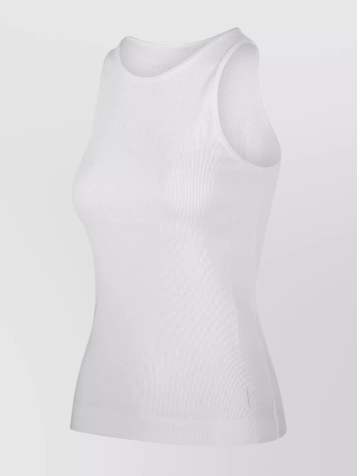 By Malene Birger Ribbed Texture Round Neck Sleeveless Top