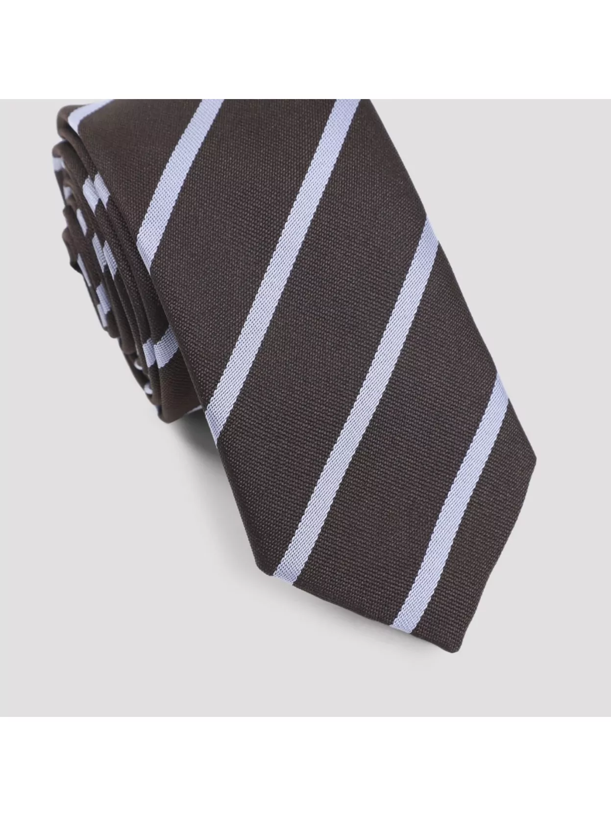 The Frankie Shop Smooth Striped Polyester Tie Standard Width