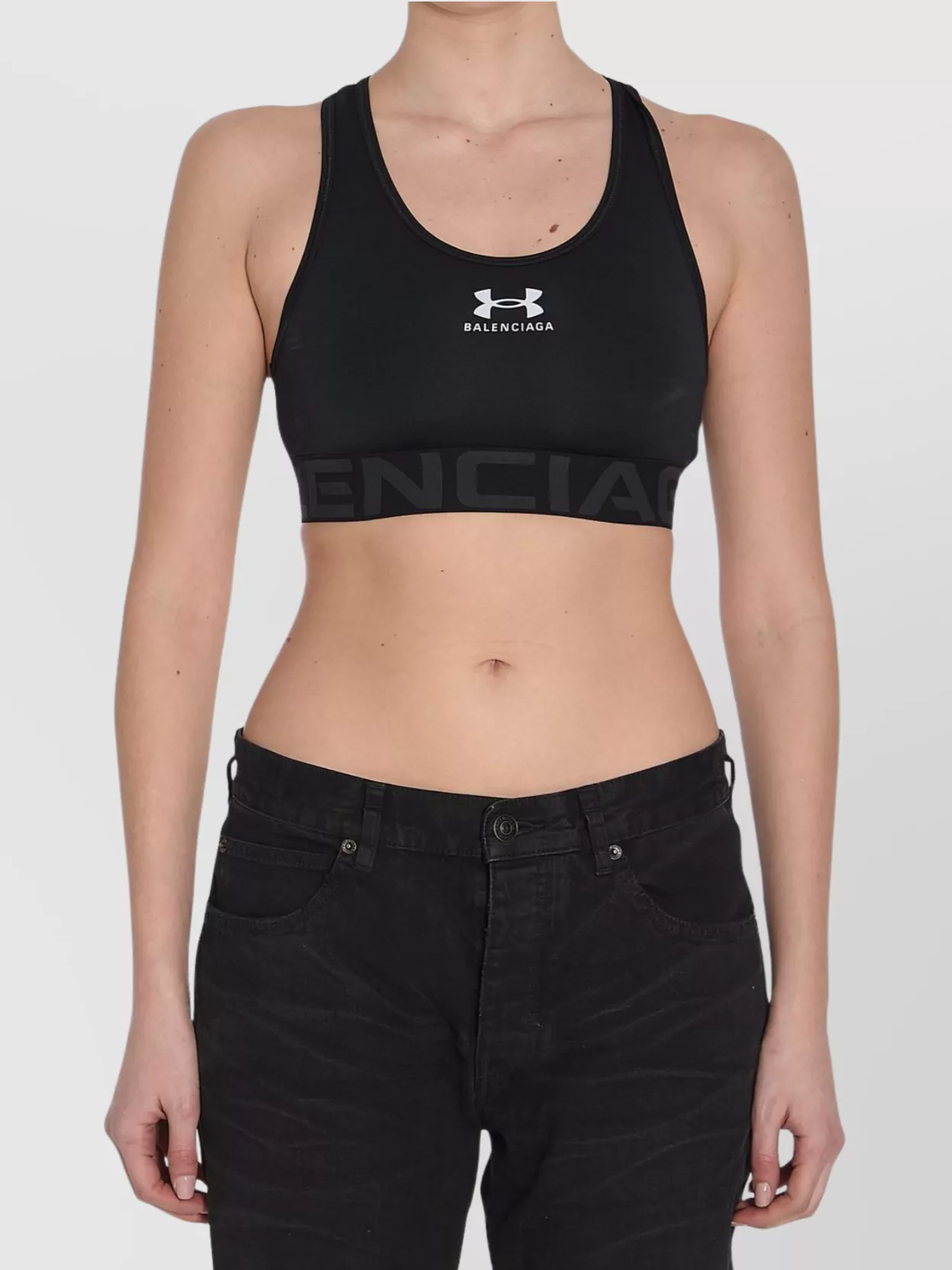 Balenciaga Collaboration Racerback Sleeveless Top