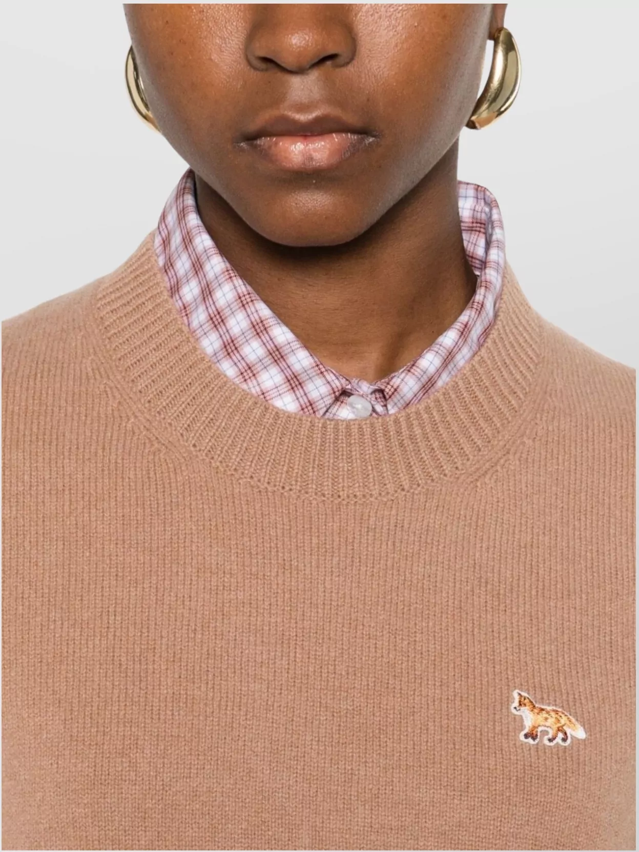 Maison Kitsuné Fox Design Wool Knit Jumper