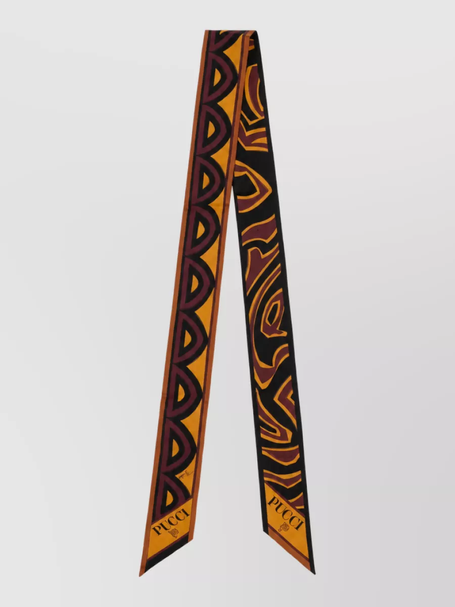 Pucci silk printed scarf