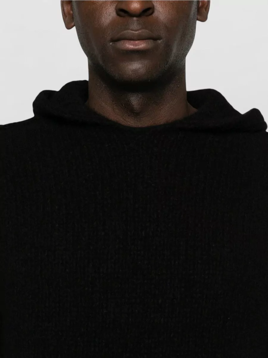 Rick Owens Cashmere Silk Hooded Sweater