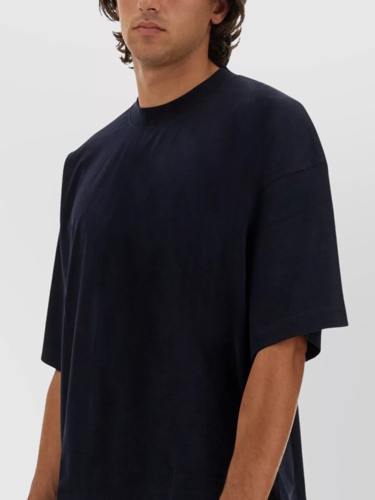 Studio Nicholson Crew Neck Oversized Fit Short Sleeves T-Shirt