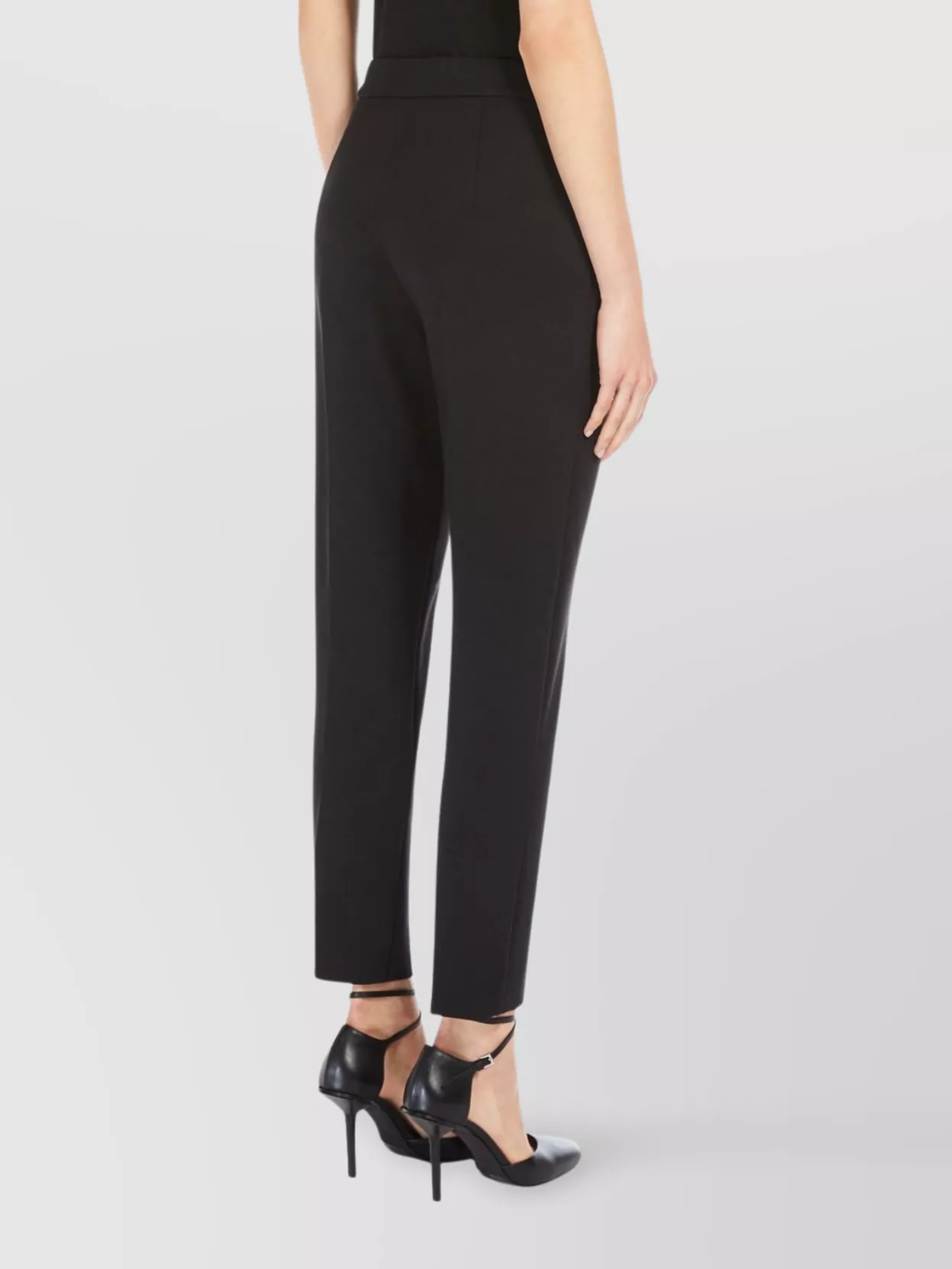 Max Mara Jersey Trousers With Belt Loops And French Pockets