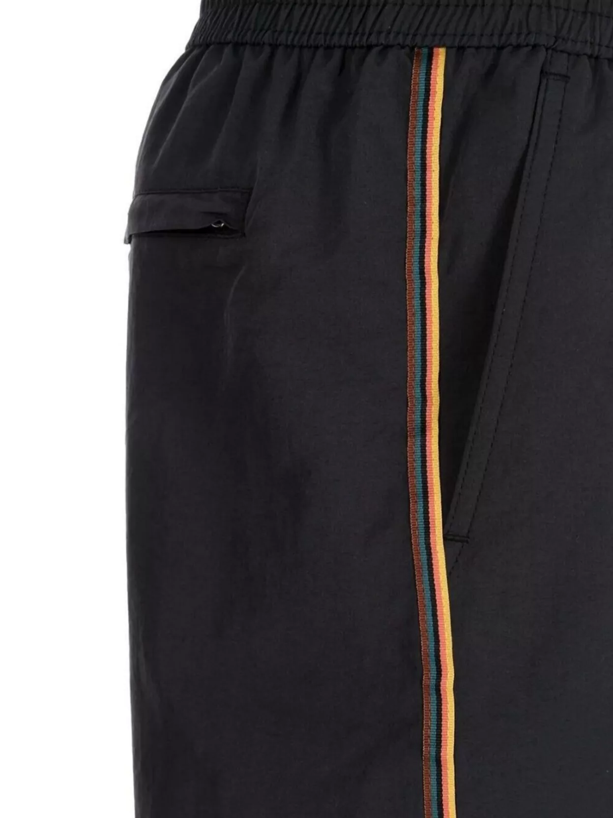 Paul Smith Men's Striped Swim Shorts With Functional Pockets