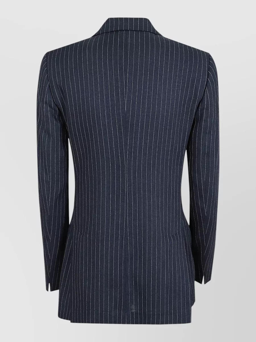 Lardini Pinstriped Double-Breasted Blazer