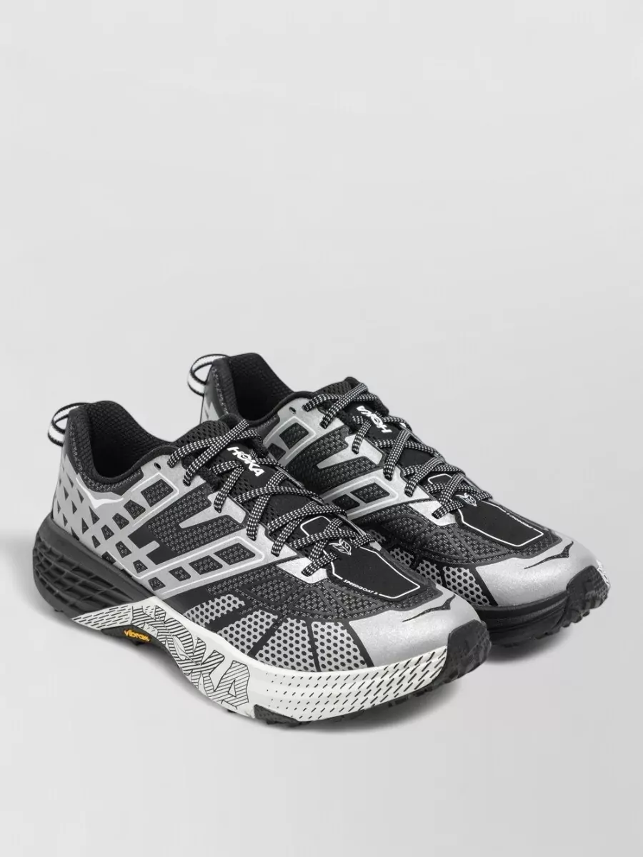 Hoka One One textile low-top sneakers