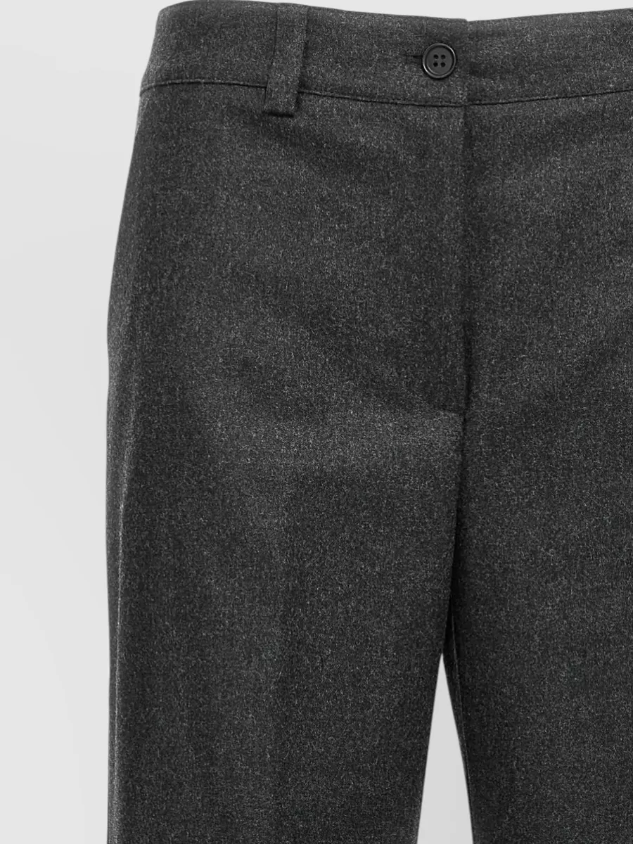 P.a.r.o.s.h. Virgin Wool Cashmere Wide-Leg Cargo Trousers