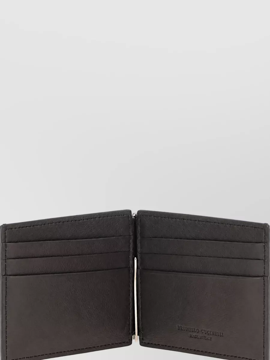 Brunello Cucinelli leather wallet