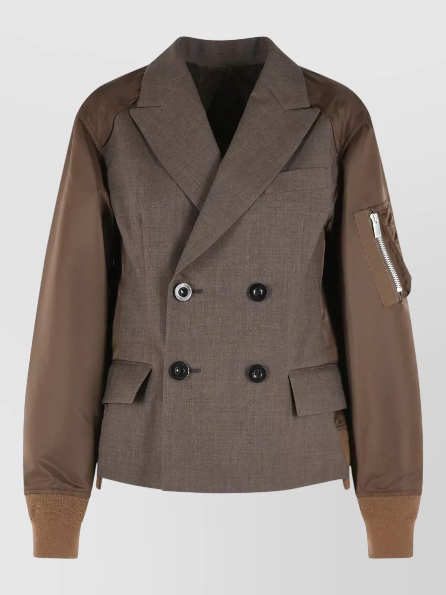 Sacai Double breasted coat