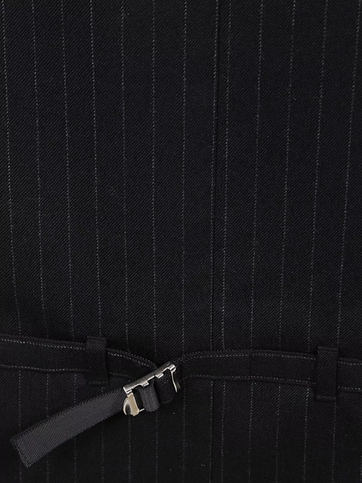 Sacai Pinstripe Trousers Featuring Cargo Pockets