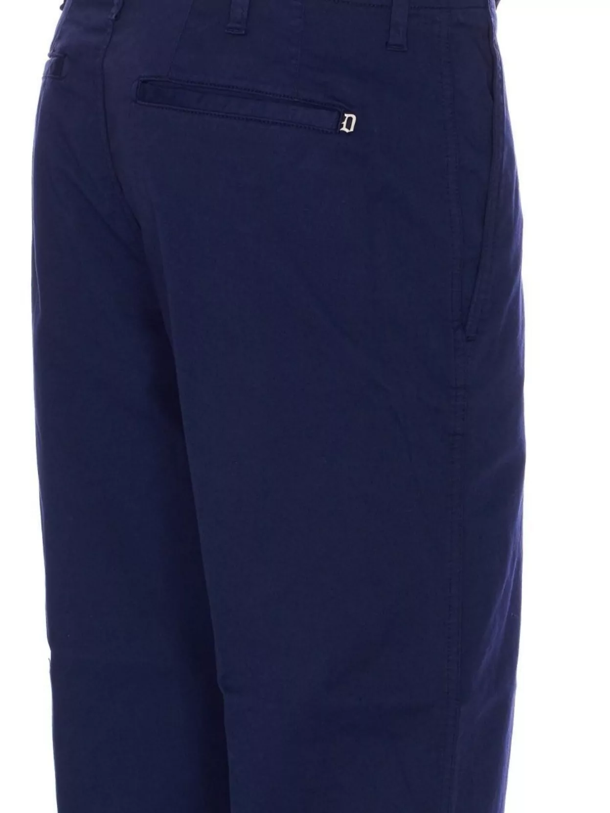 Dondup Regular Fit Cuffed Hem Trousers