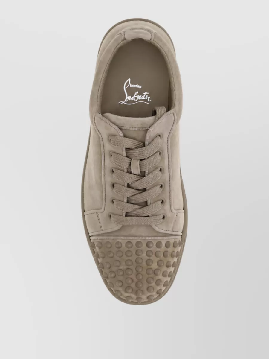 Christian Louboutin Suede Leather Sneakers