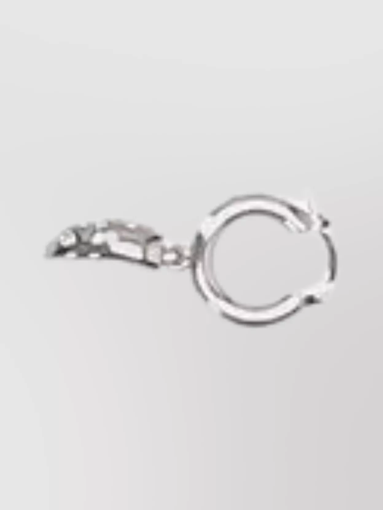 Marni Hoop Earrings In Silver Tone