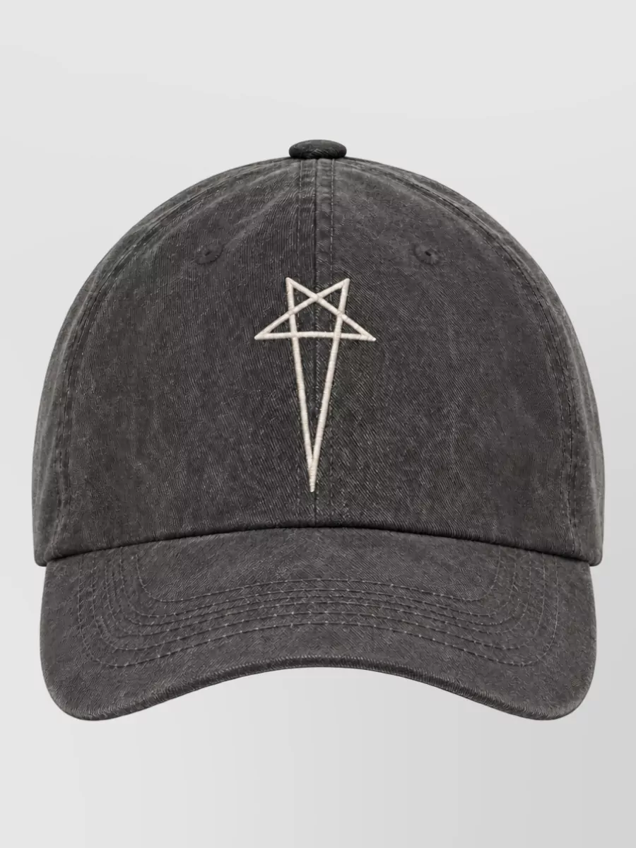 Rick Owens cotton baseball cap