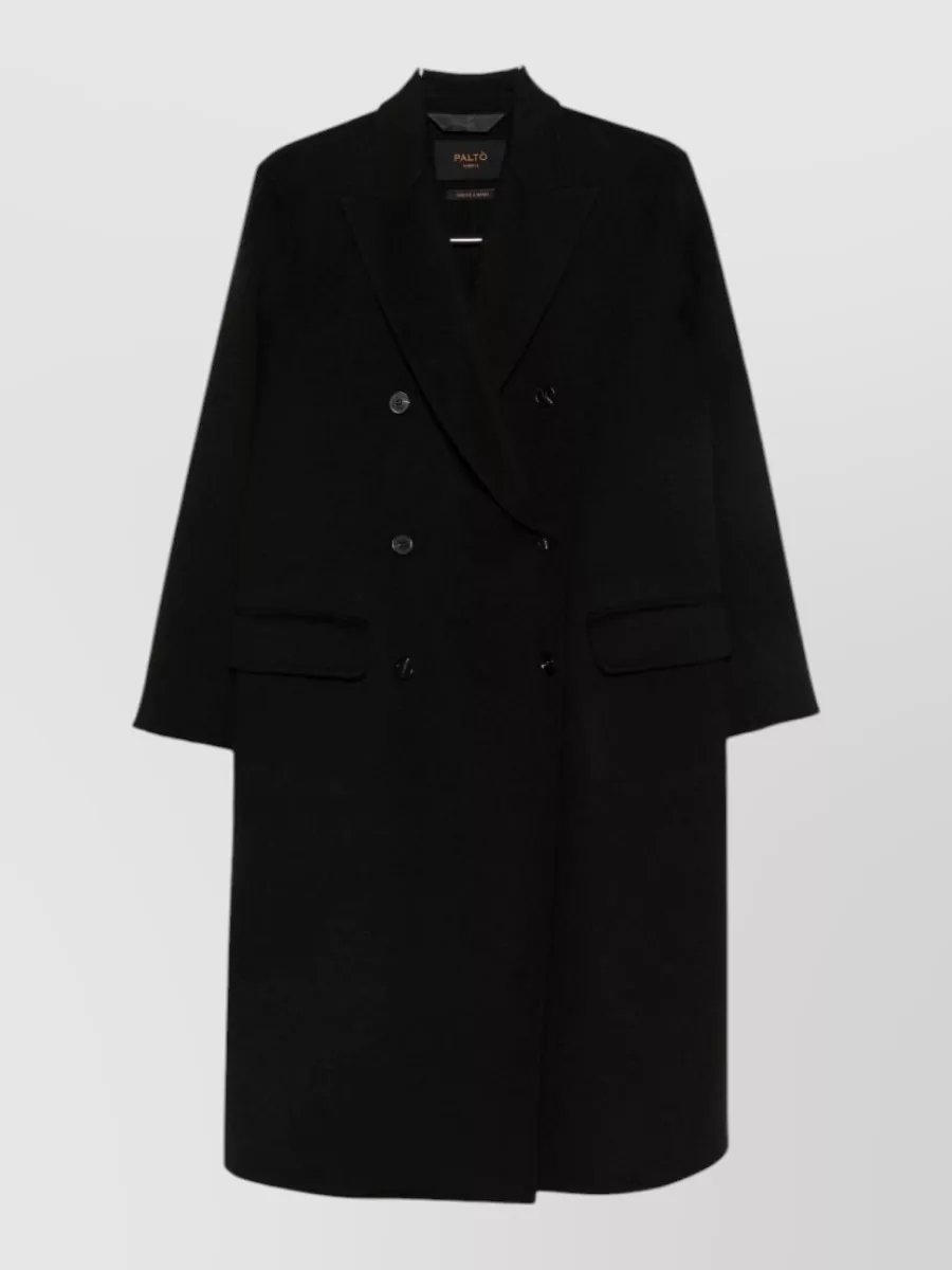 Paltò wool double-breasted coat