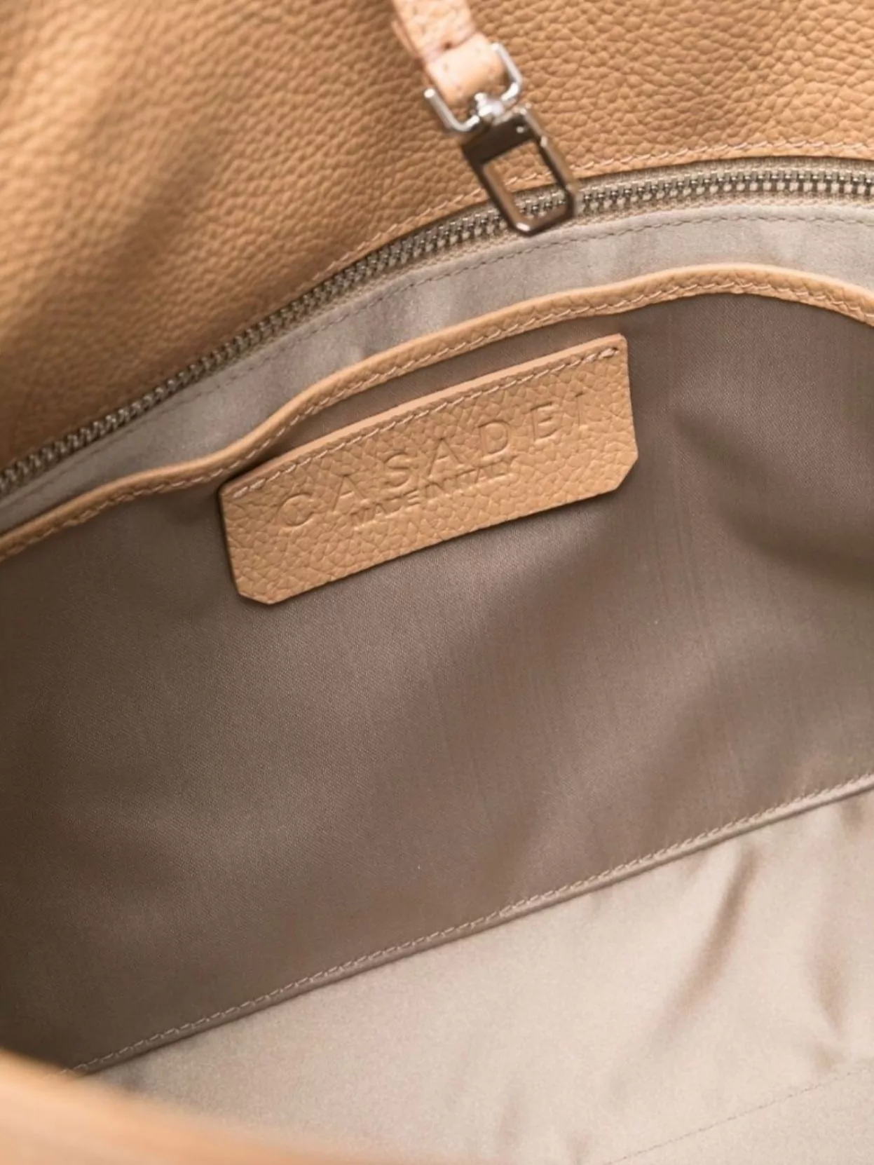 Casadei Park Avenue Leather Tote Bag