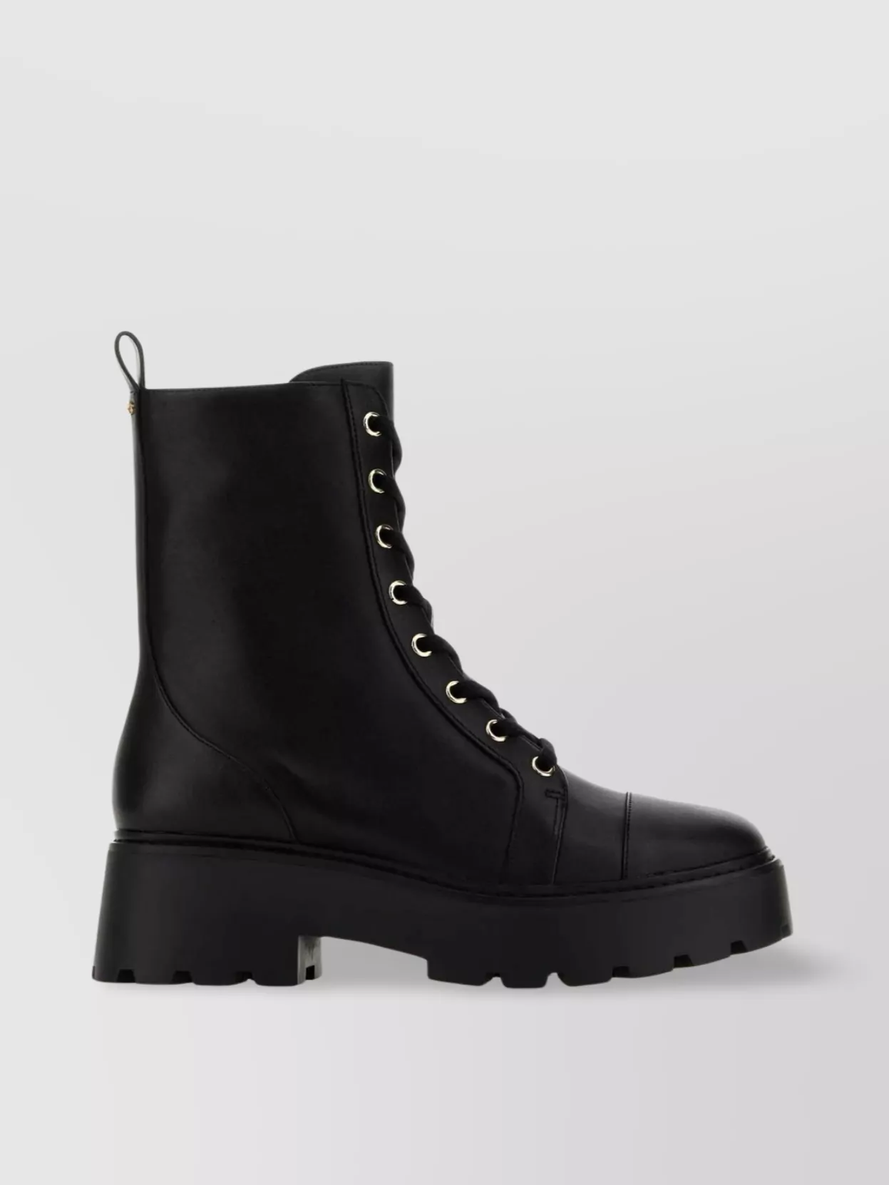 MICHAEL KORS CHUNKY SOLE ANKLE BOOTS WITH ROUND TOE