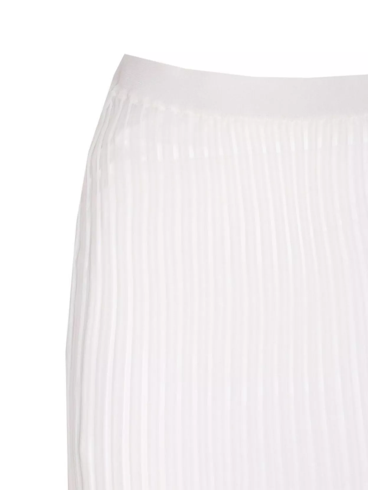 SPORTMAX KNITWEAR CULOTTE MIDI SKIRT WITH SHEER EFFECT 