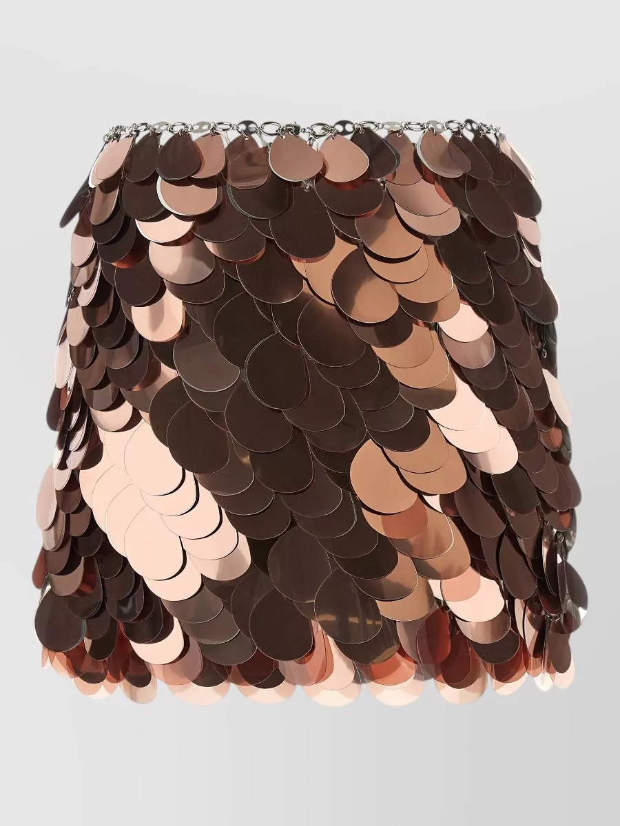 Paco Rabanne sequin mini skirt