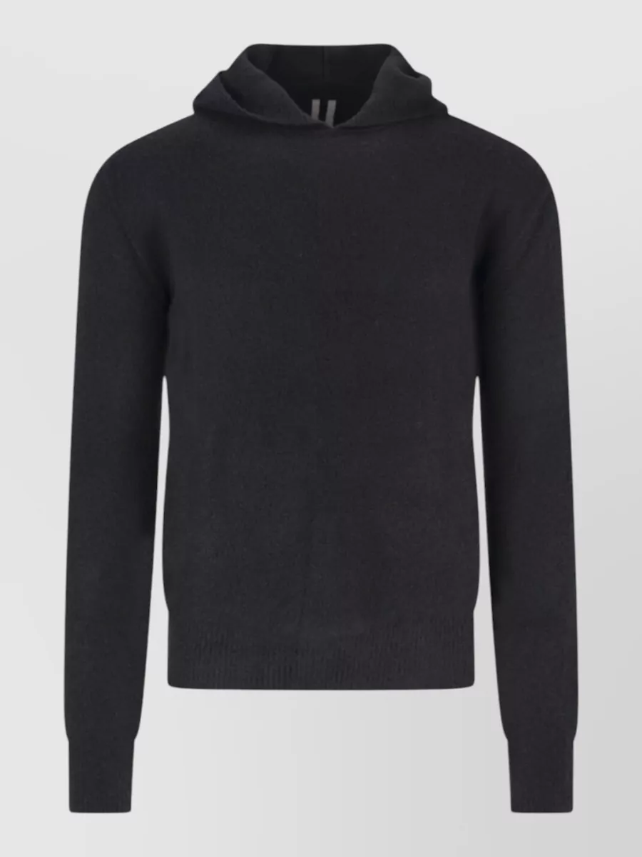 Rick Owens cashmere hooded jacket