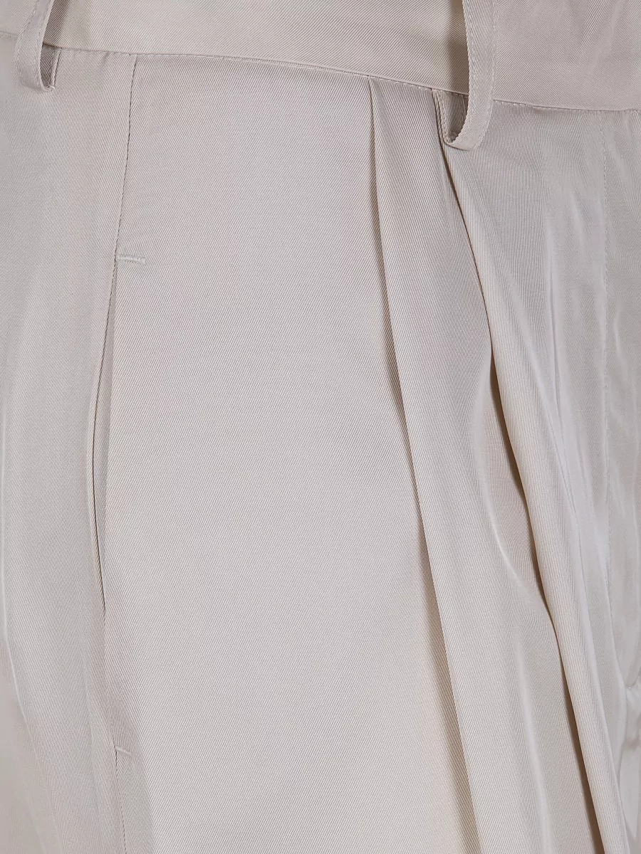 The Frankie Shop Marfa Fluid Pleated Tailored Trousers