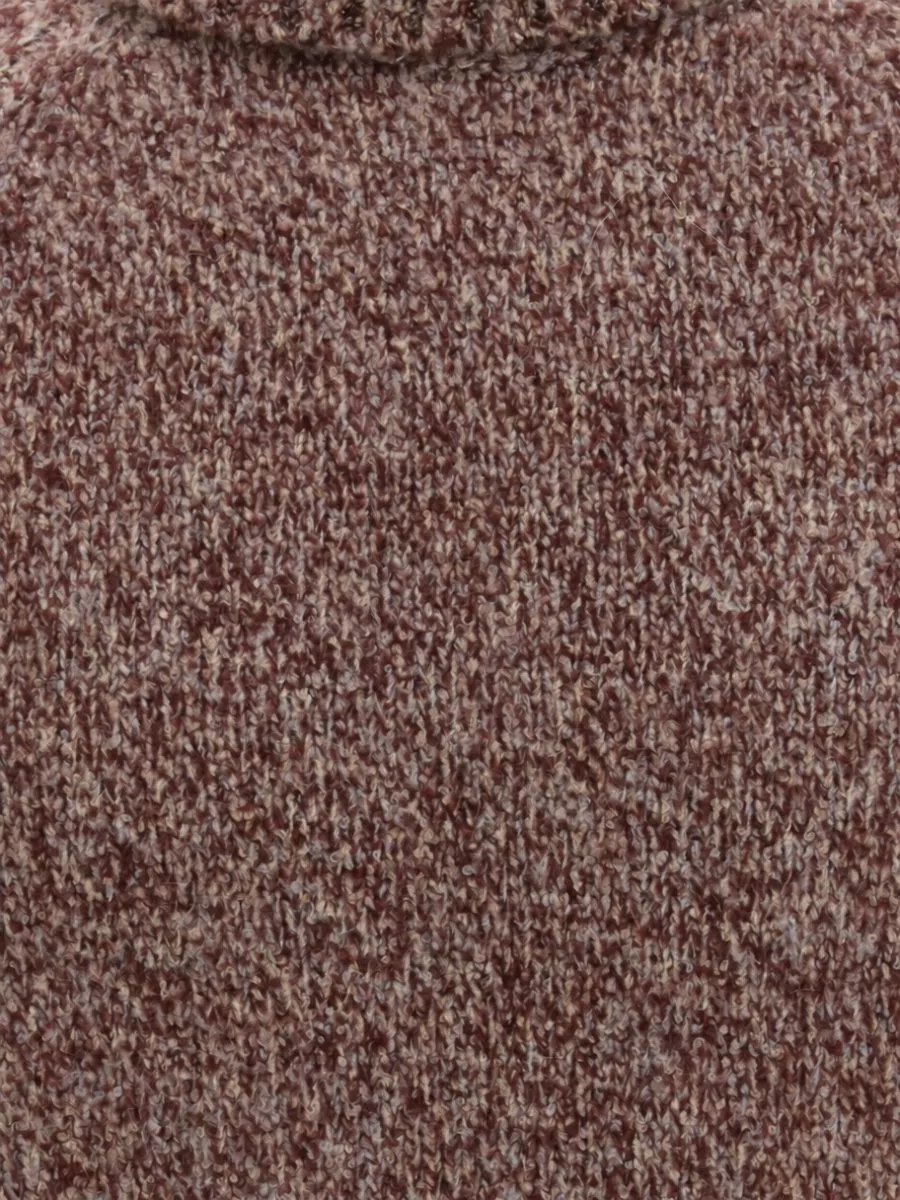Brunello Cucinelli Wool Silk Cashmere Turtleneck Sweater