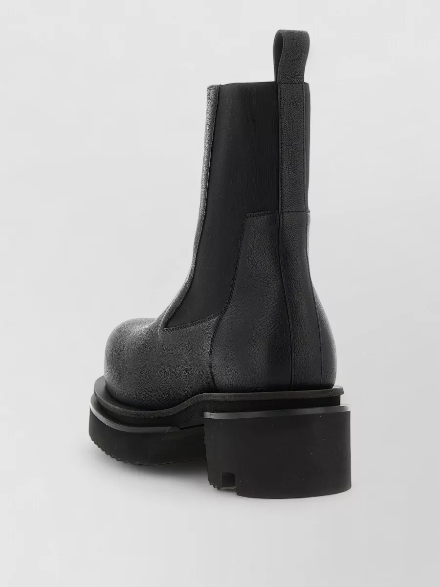 Rick Owens Leather Ankle Boots