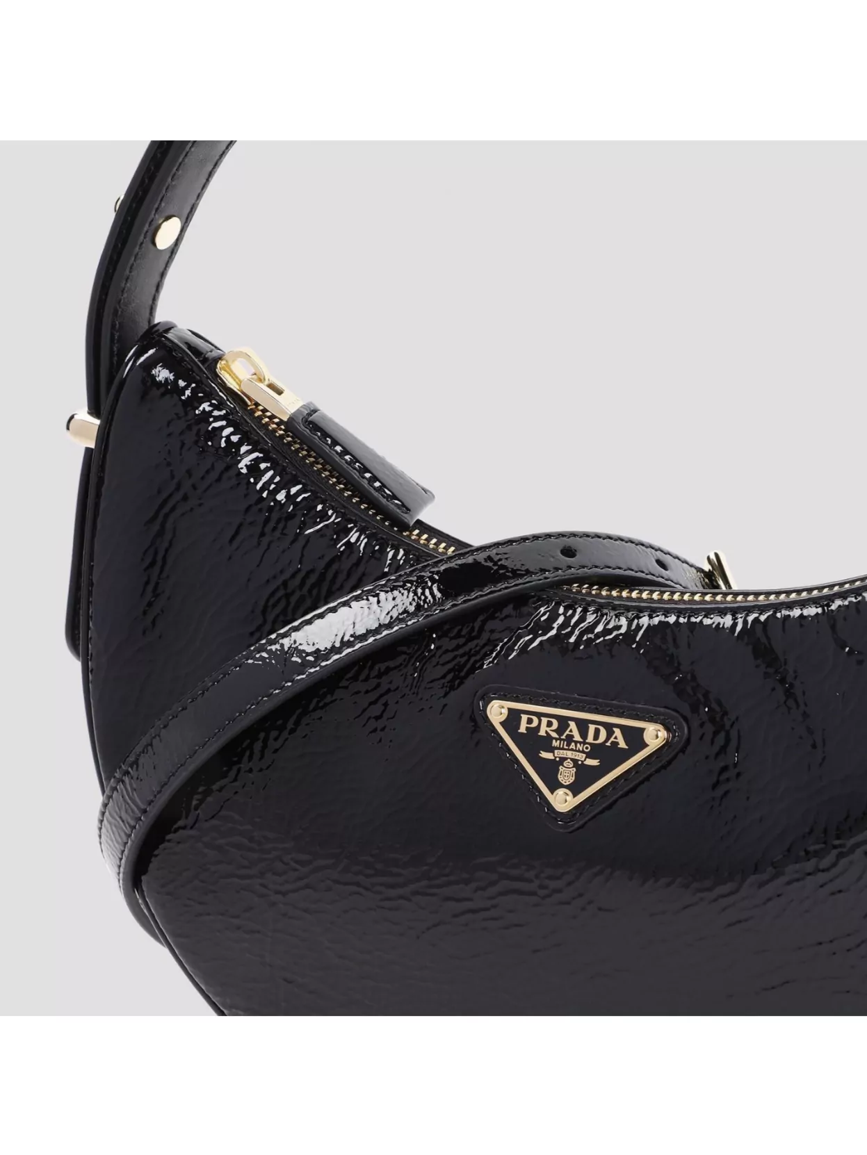 Prada Arque Naplak Shoulder Bag