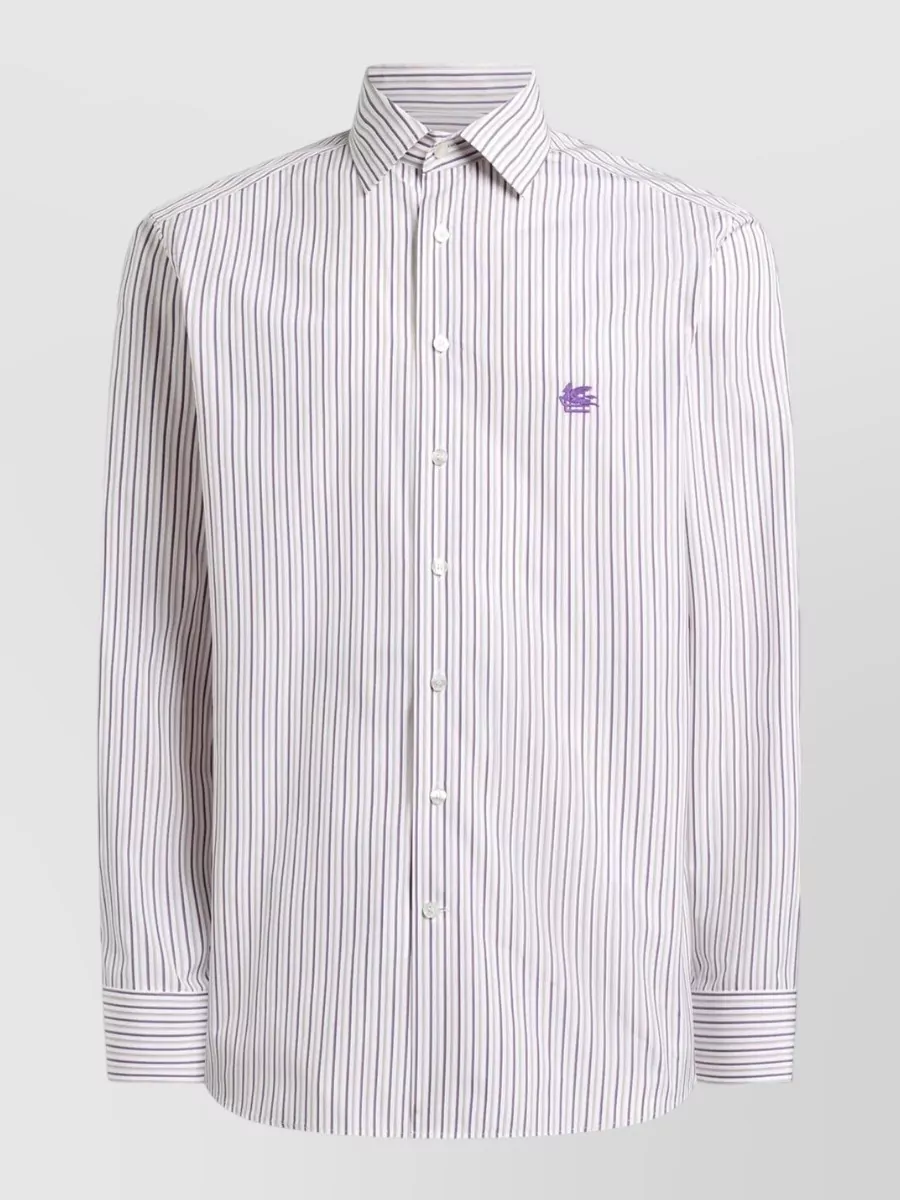 Etro striped cotton shirt