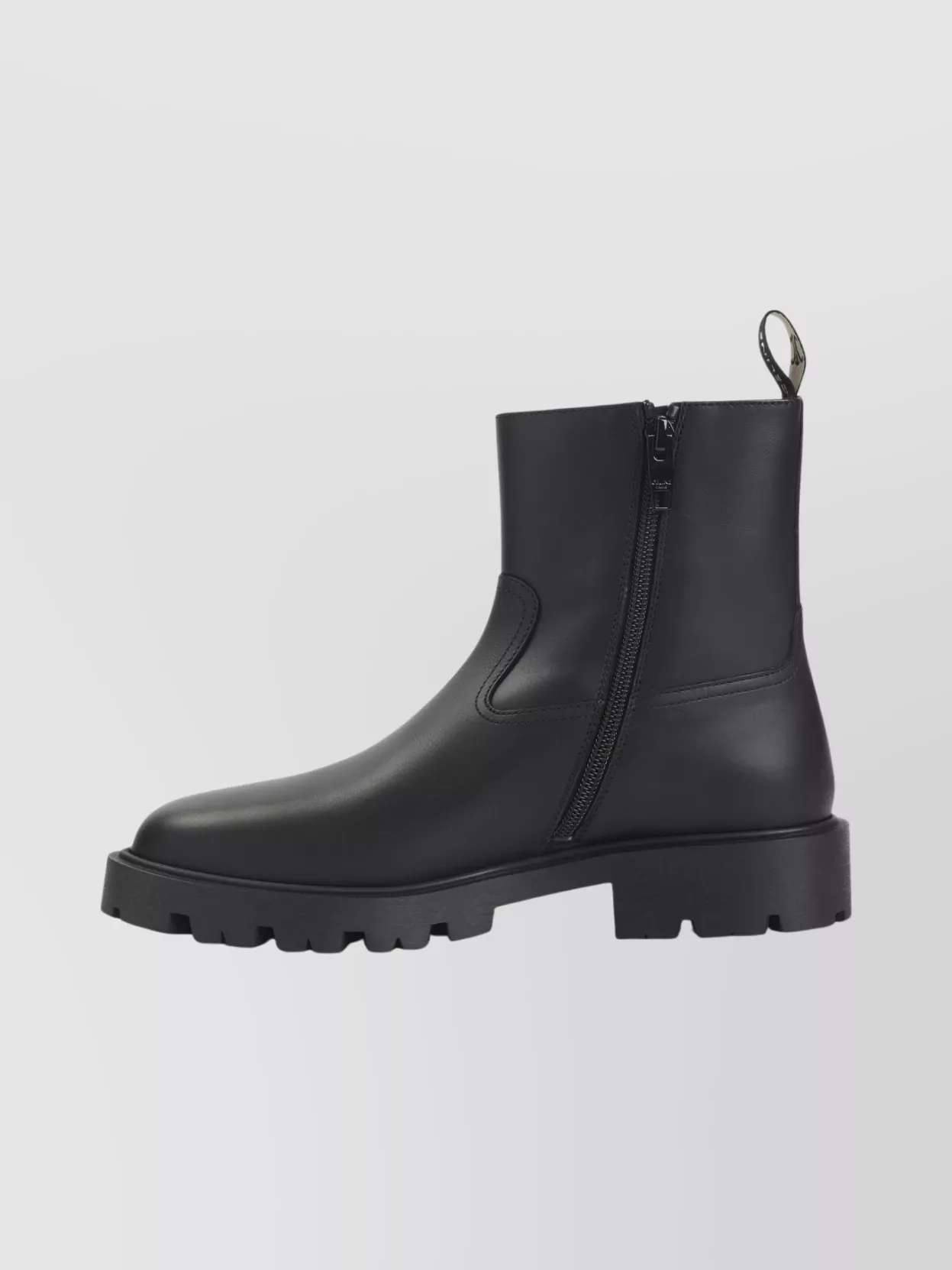 Celine Chunky Sole Round Toe Zipped Boot