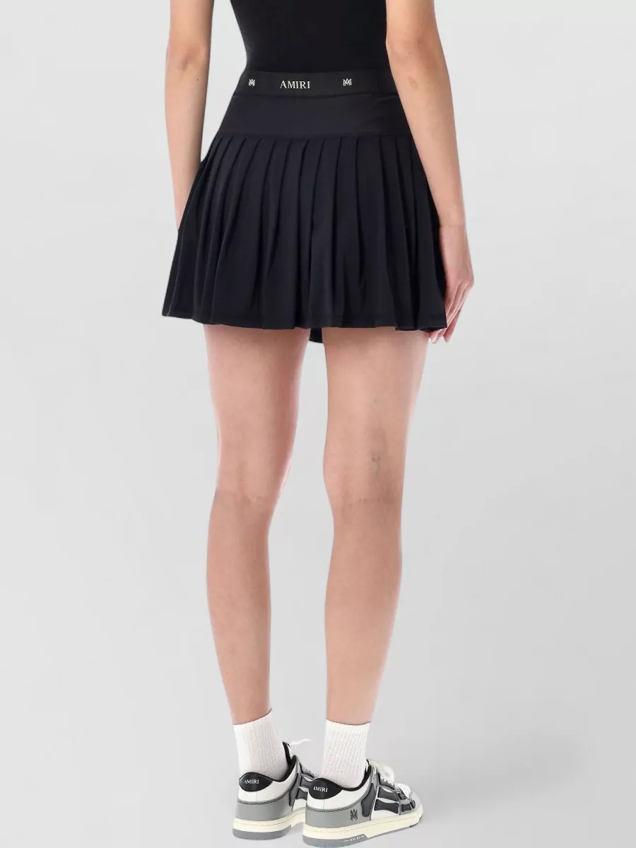 Amiri Pleated Mini Skirt