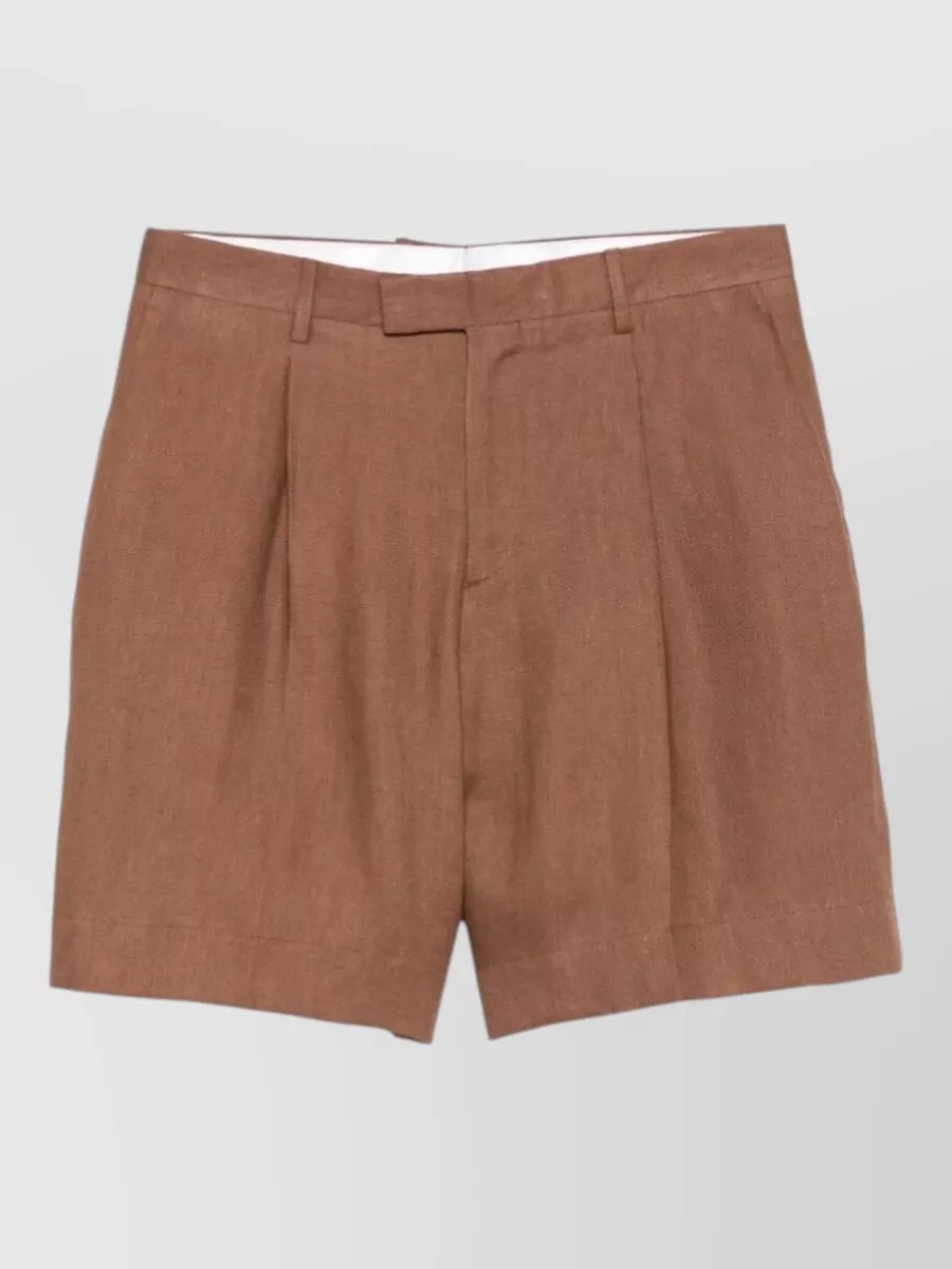 Lardini Linen Tailored Shorts