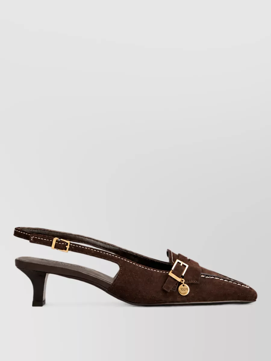 Tod's Suede Leather Mules
