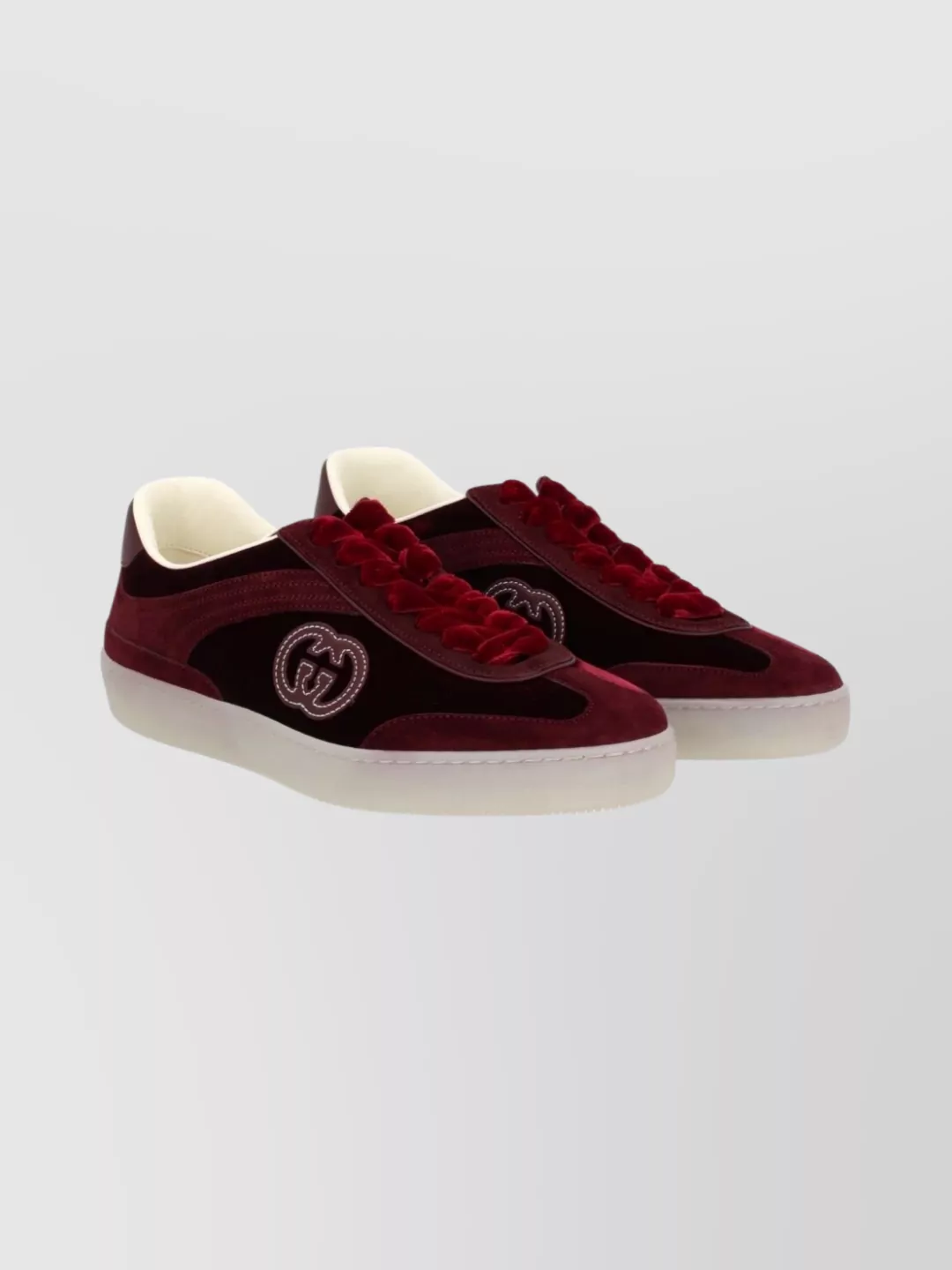 Gucci Low-Top Velvet Sneakers G75